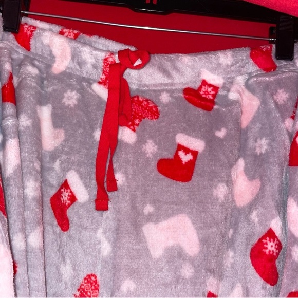 BearPaw 2-Piece Teddy Bear in Heart Pajama Set with Fleece Pants Size 2X - Picture 5 of 10